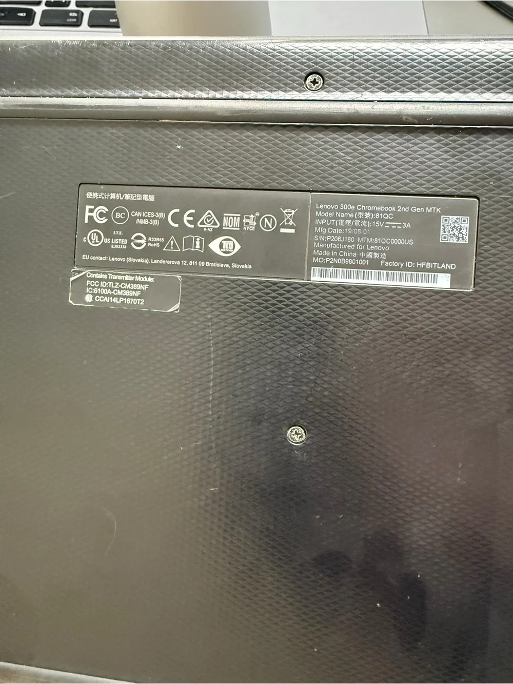 2019 2 in 1 Lenovo Touchscreen Laptop/Tablet Fully Tested